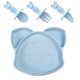 thumbnail image 1 of Silicone Baby Food - Spill Proof Sticky Non Slip Stay Put Tray - Perfect for Travel, 1 of 5