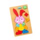 thumbnail image 3 of Rompecabezas de números, rompecabezas de animales, juguetes Montessori para niños de 3 años para habilidades motoras finas, niños y niñas en edad Conejo Hugo Rompecabezas de madera, 3 of 10