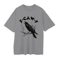 thumbnail image 4 of Bovemsi Crow Graphic T Shirt For Men Women Cotton T Shirts, 4 of 5
