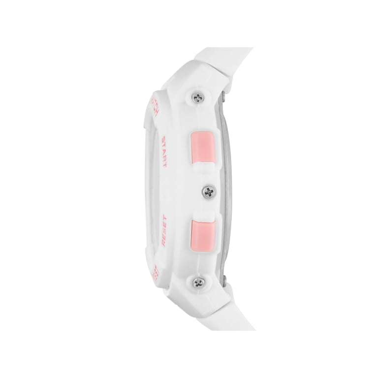 Time and Tru Women's White Digital Sport Watch photo 3