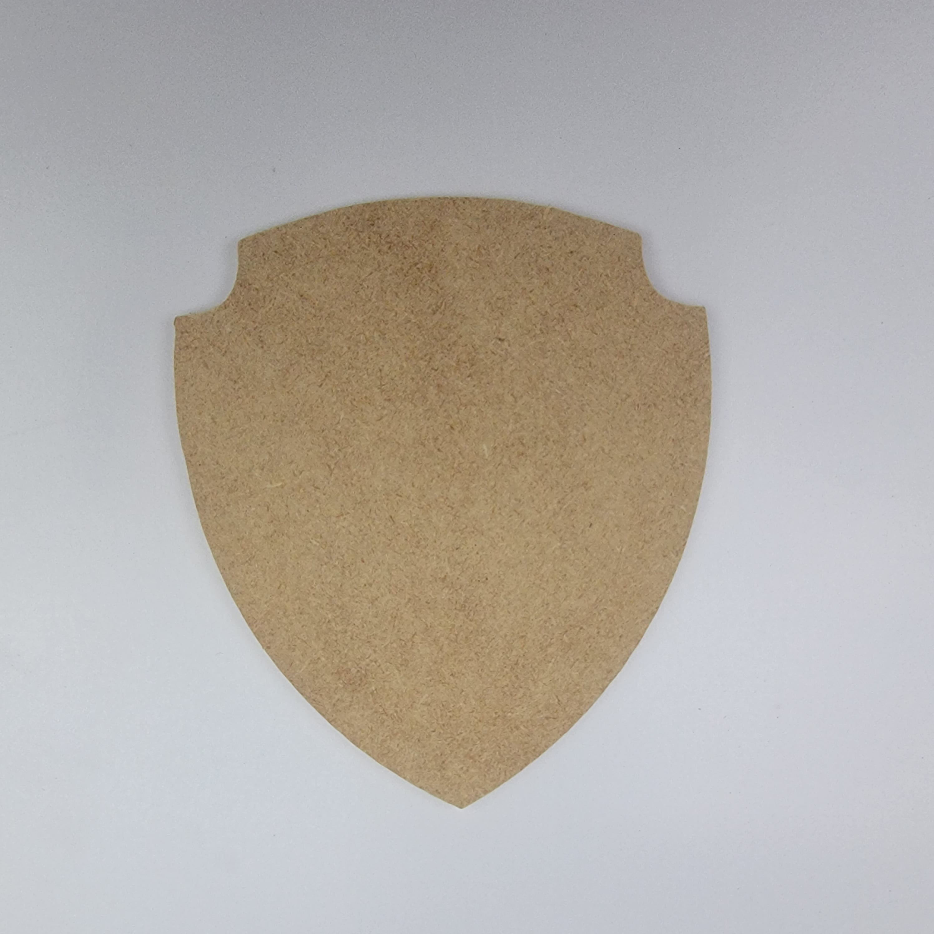 2 Shield Laser Cut Out Wood Shape Craft Supply