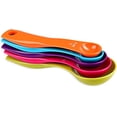 thumbnail image 2 of Juego de cinco cucharas medidoras, 5 piezas en 5 colores. Cuchara medidora, taza medidora de plástico. Horneado, horneado, medición., 2 of 5