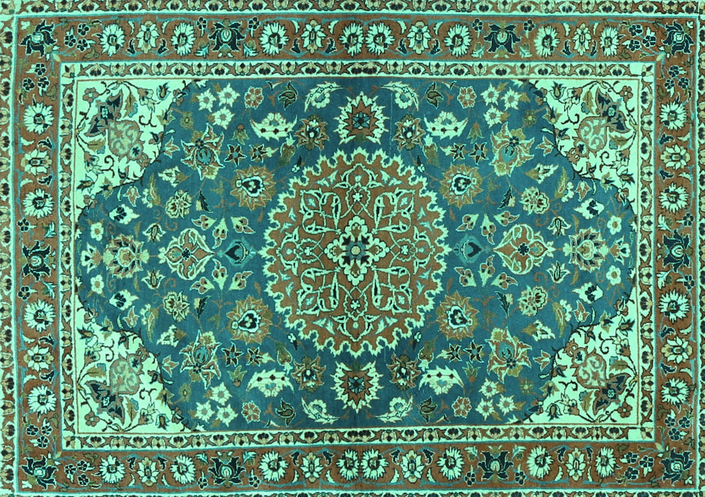 Ahgly Company Machine Washable Indoor Rectangle Persian Turquoise Blue ahgly-company-machine-washable-indoor-rectangle-persian-turquoise-blue