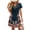 Dark Blue, variant on Womens Spring Dresses V-Neck A-Line Swing Knee Length Midi Dress Casual Summer Beach Vacation Dress