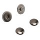thumbnail image 1 of 50 Sets Magnetic Snap Buttons 14x4mm High Hardness Alloy Magnetic Button Clasp Snaps for Decorating Punk Clothing Shoes Silver Black, 1 of 3