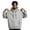 2# Light Gray, variant on Men Hoodie Sweatshirt Pullover With Kangaroo Pocket Lightweight Casual Hooded Top Apparel For Spring Fall Wear