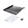 thumbnail image 3 of StarTech.com 1U Vented Server Rack Cabinet Shelf, 16 Po Deep Fixed Cantilever Tray, Rackmount Shelf for 19 Pouces AV/Data/Network Equipment Enclosure w/ Cage Nuts & Screws, 44lbs Weight Capacity 1U (CABSHELF116V) - Étagère de Rack - Noir - 1U - 16 Pouces - pour P/N : CABSHELF116, 3 of 6