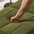 thumbnail image 6 of Multi-Functional Upholstered Convertible Sofa|5-Position Adjustable Backrest & Storage|Green, 6 of 11