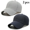 thumbnail image 2 of Baseball Hats Mesh Breathable 2PCS Adjustable Sports Caps Tennis Hats for Men, 2 of 10