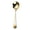 B, variant on 6.2 Inch Length Stainless Steel Spoons Portable Handle Soup Spoons,1X Black Spoon