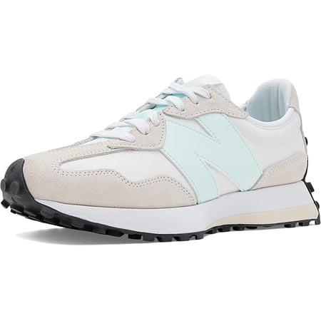 New Balance Women's 327 NB White/Glint Blue SIZE 7.5 Medium