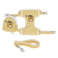 thumbnail image 1 of Cat Harness Leash Breathable Adjustable 360 Degree Buckle Escape Proof Pet Vest Belt with Snack Bag Yellow S, 1 of 1
