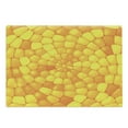 thumbnail image 1 of Yellow Cutting Board, Abstract Corn Pattern with Vivid Colored Design Elements Country Life Themed, Decorative Tempered Glass Cutting and Serving Board, Large Size, Orange Yellow, by Ambesonne, 1 of 1