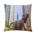 thumbnail image 2 of Ahgly Company Animaux Dinosaure Coussin d'Intérieur, 18 Pouces par 18 Pouces, 2 of 6