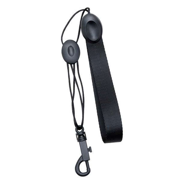 Correa para el cuello de saxofón, ajustable, duradera y portátil. Negro