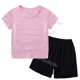 thumbnail image 3 of Camiseta de dibujos animados de Disney para niños, traje de camiseta de manga corta, pantalones cortos, ropa deportiva para niños, ropa para exteriores, Verano, 3 of 5