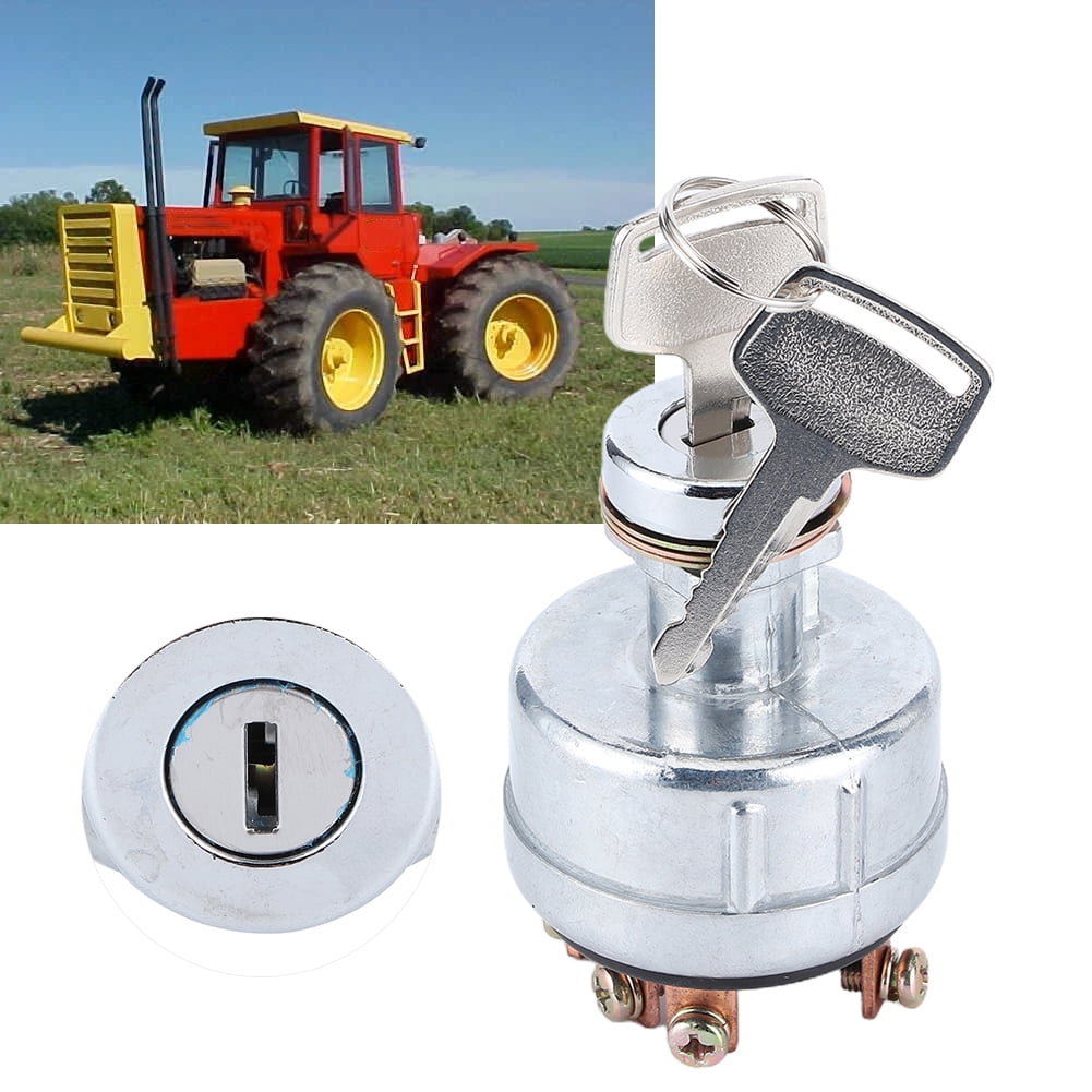 Interrupteur à Clé D’allumage Universel - 6 Broches, 2 Clés - Pour Pelle Kobelco SK200, SK120... - 5
