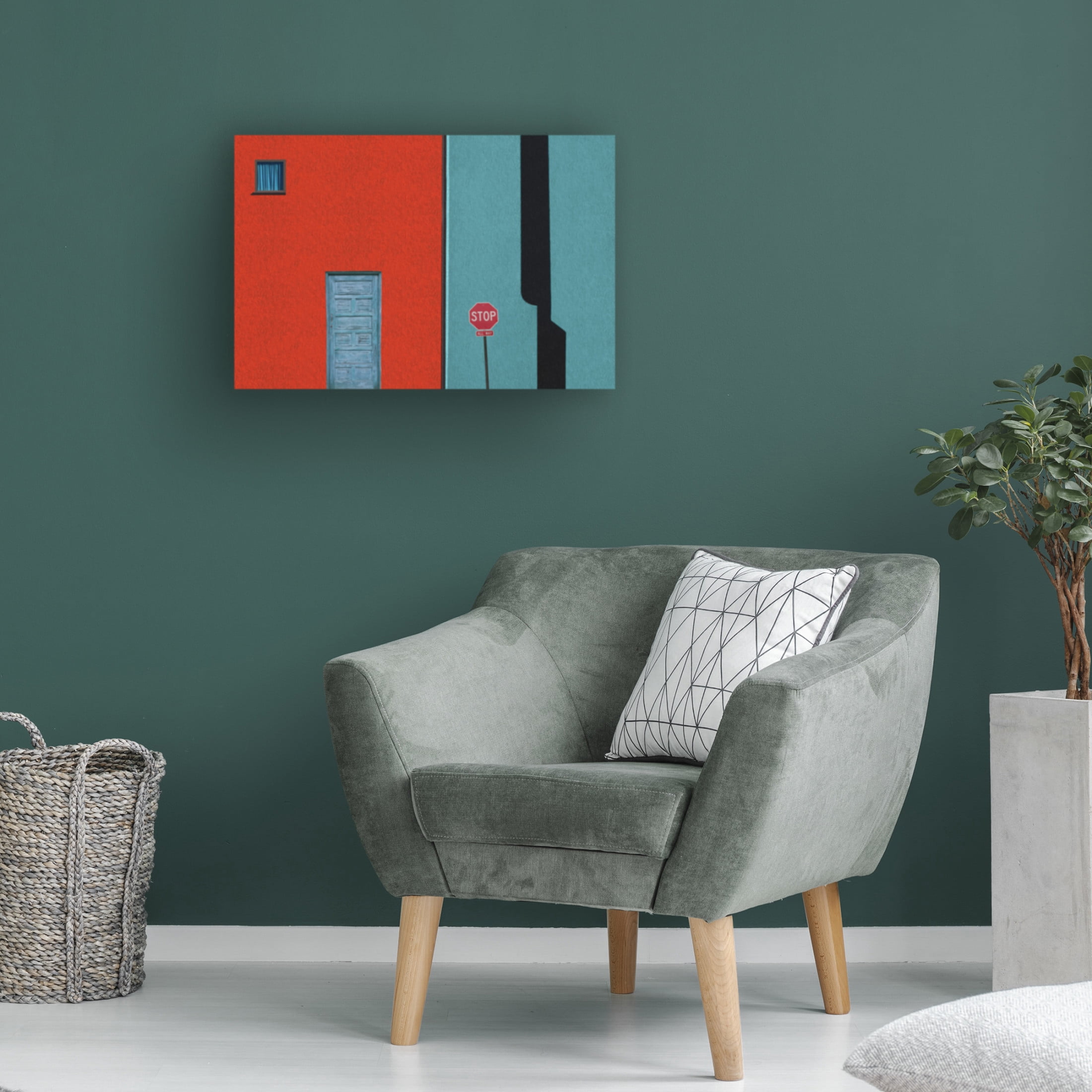 Canvas Wall Art - Roxana Labagnara 'Street Elements' Wall Art for Living Room, Bedroom, or Office Décor by Trademark Fine Art - 24 x 16 Inches