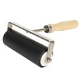 thumbnail image 2 of Rubber Brayer Roller, 3.9in Wooden Handle Practical Craft Roller Strong Covering Power  For Stamping, 2 of 8