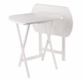 thumbnail image 1 of Corbett Ensemble de 2 Grandes Tables à Collation Fini Blanc, 1 of 14