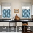 thumbnail image 4 of Kitchen Curtains 24 Inch Short - 3 Panel Set with Cute Cat Paw Pattern, Rod Pocket Window Curtain, 100% Polyester for Pet Lovers Farmhouse, Cafe, Kitchen, Bedroom, Easy Wash, 4 of 6