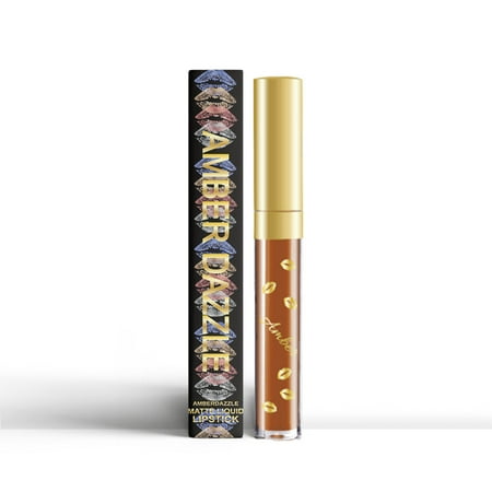 - Amber Dazzle - Liquid Matte Lipstick - Flirt