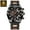 Black_Rose, variant on Men's Silicone Strap Watch – Chronograph Function, Quartz Core, 30M Waterproof