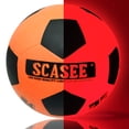thumbnail image 2 of Light Up Soccer Ball - Official Size 5 - Extra Pump and Batteries - Glow in The Dark Indoor or Outdoor Soccer Balls with 2 Bright Waterproof LEDs for Teen Boys,Girls, 2 of 7