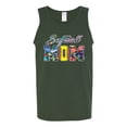 thumbnail image 2 of Wild Bobby, Colorful Softball Mom, Mother's Day, Men Graphic Tank Top, Forest Green, 3XL, 2 of 3