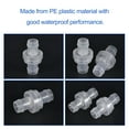 thumbnail image 5 of Uxcell 12.5mm Dia. Hose Connector Non Return One Way Check Valves Translucent 2 Pack, 5 of 5