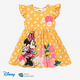 thumbnail image 1 of Disney Mickey y amigos de Disney Vestido sin mangas con volantes y estampado del personaje Naia™ para niñas pequeñas, 1 of 3