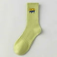 thumbnail image 2 of successthop Athletic Socks Men Workout Short Breathable Comfortable Soft Stay Dry Non Slip Summer Sock Green, 2 of 7