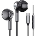 thumbnail image 2 of LSKJGA-USB C Headphones for Samsung Galaxy S26 S25 S24 S23 S22 S21 S20 A56 A17 A16 Wired USB C Earbuds with Mic Volume Control Earphones USB Type C Headphones for iPhone 17 16 15 Pro Max Plus iPad 10, 2 of 4