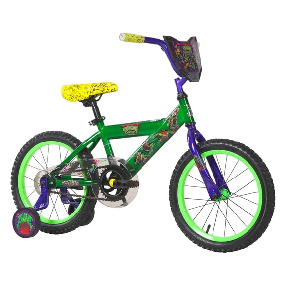 Dynacraft Teenage Mutant Ninja Turtles 16-inch Boys Bike - Ideal for Children Aged 5-7 Years