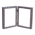 thumbnail image 1 of AMERTEERSturdy Wooden Double Folding Photo Frame with HD Glass - Perfect Gift for Displaying 4x6 Inch Photos, 1 of 6