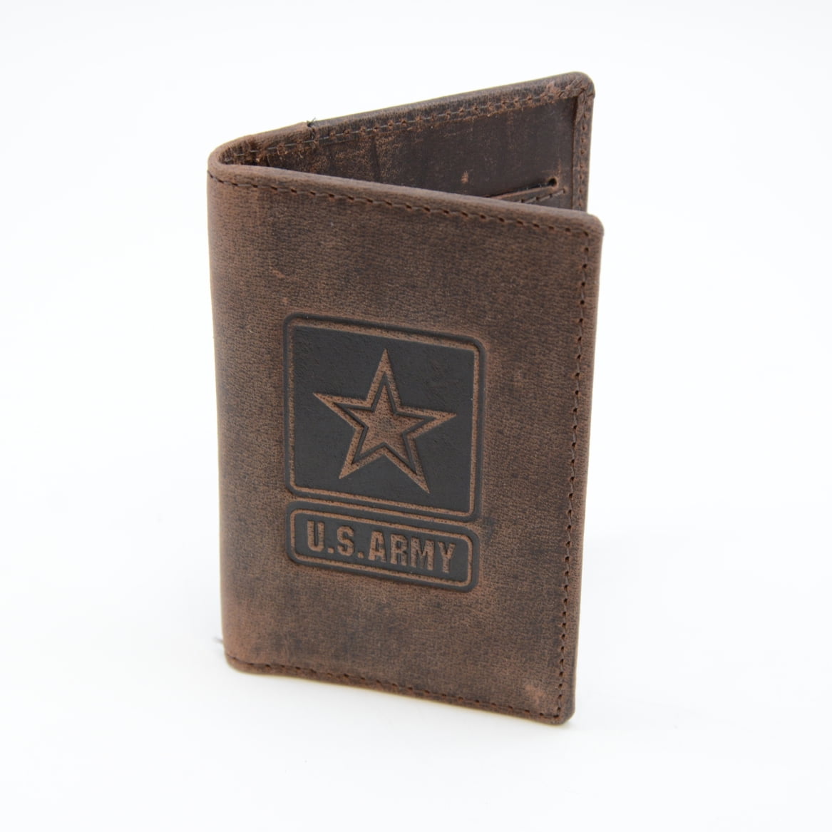 Dallas Stars Leather Embossed Logo Nylon Tri-Fold Wallet 