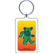 - Grateful Dead Dancing Bear - Green Plastic Key Chain Multi