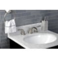 thumbnail image 4 of Kingston Brass KB968RXL Restoration Widespread Bathroom Faucet with Pop-Up Drain, Brushed Nickel, 4 of 5