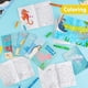 thumbnail image 4 of Miniset JOYIN de 24 libros para colorear oceánicos a granel con animales marinos, 4 of 8