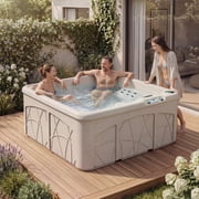 Lifesmart Spas Bahama 5 Person 28 Jet Plug and Play Sand Spa