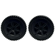 For Durable 6-inch BBQ grill wheels (with/without cap) - 2-pack, Easy to move