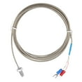 thumbnail image 3 of 2M de longitud Rosca de tornillo BSW M6 Sonda de medición de temperatura Cable de termopar tipo K, 3 of 9