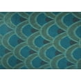 thumbnail image 1 of Ahgly Company Tapis d'Intérieur Lavables en Machine Rectangle Transitionnel Vert Sarcelle Moyen, 2' x 5', 1 of 7