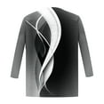 thumbnail image 4 of Dyegold 3/4 Sleeve Cardigans for Women Casual Drape Open Front Lightweight Summer Fall Cardigan High Low Hem Jackets Kimono, 4 of 5