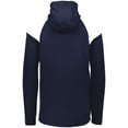 thumbnail image 2 of Holloway Sportswear S Limitless 1/4 Zip Hoodie Navy/White 222584, 2 of 5