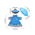 thumbnail image 3 of 23 in Porch Goose Outfits, Clothes for Goose Statue, Summer Floral Dress Set with Umbrella and Hat, Gift for Garden Decoration, Ccwuwei, 3 of 6