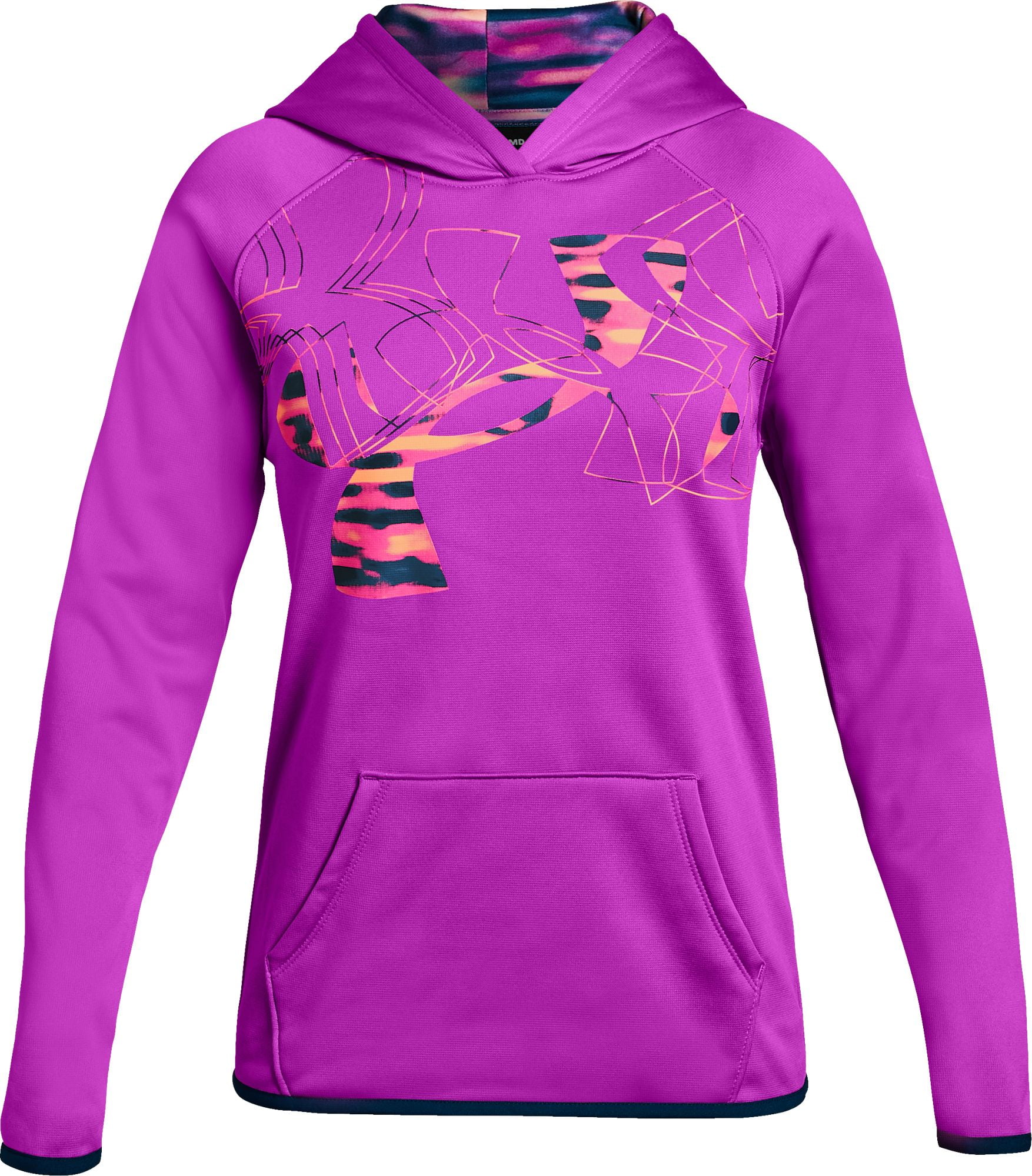 Under Armour Girls Armourfleece Hoody Print Fill Logo