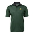 thumbnail image 2 of Men's-Cutter & Buck  Hunter Green/Black Oregon Ducks DryTec Virtue Eco Pique Recycled Polo, 2 of 3