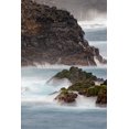thumbnail image 2 of Jones, Adam 11x14 White Modern Wood Framed Museum Art Print Titled - Waves crashing over lava rocks on shoreline of Espanola Island-Galapagos Islands-Ecuador, 2 of 4