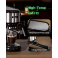 thumbnail image 7 of HBN Semi Automatic 20 Bar Espresso Machine with Steam Wand, Stainless Steel Coffee Maker for Cappuccino/Latte/Mocha,1450W, 7 of 7
